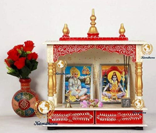 Wooden Mandir Pooja Ghar for Home/Office: £147