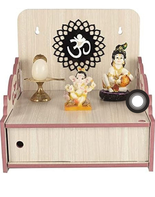 Handcrafted Wooden Pooja Mandir for Homes: £97