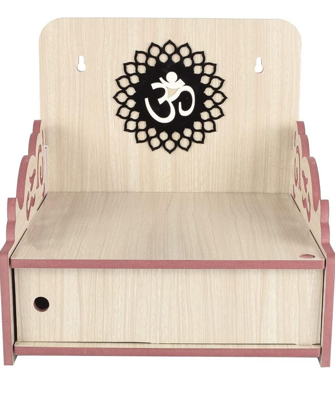 Handcrafted Wooden Pooja Mandir for Homes: £97