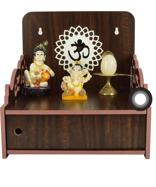 Handcrafted Wooden Pooja Mandir for Home Worship: £97