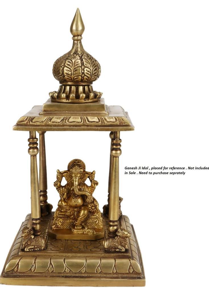 Traditional Brass Temple Pooja Mandir: £197