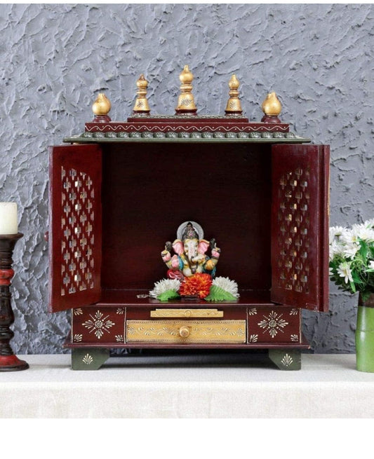 Classic Wooden Pooja Mandir: £147