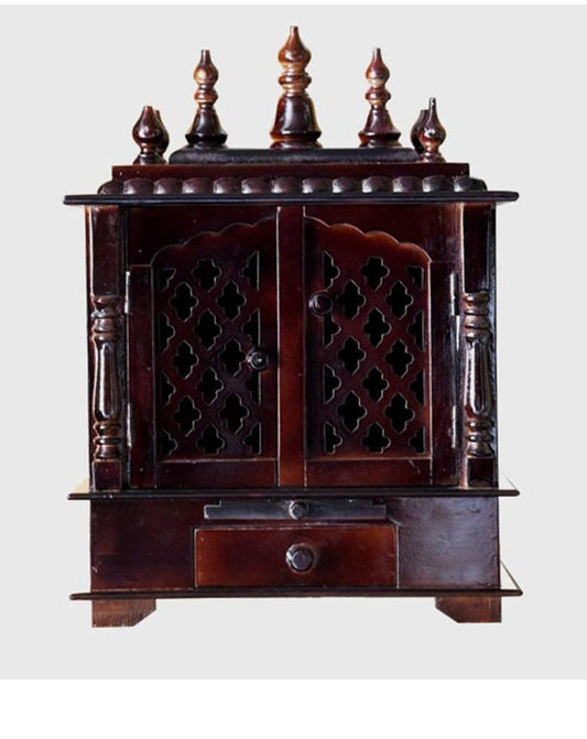 Classic Wooden Wall Mount Pooja Mandir: £147