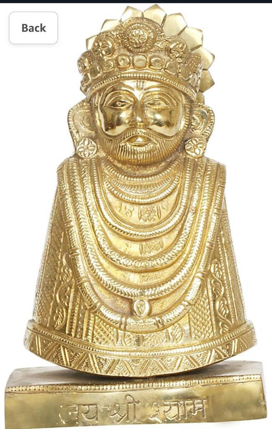 Traditional Brass Khatushyam Ji Idol: £147