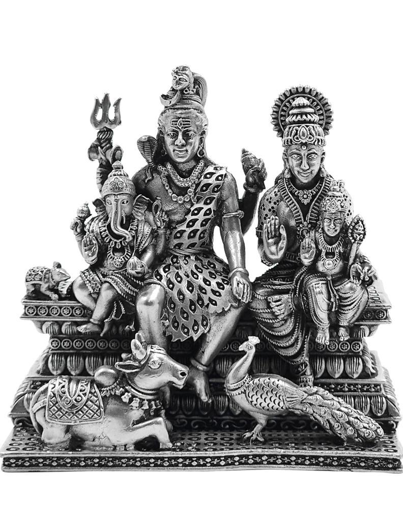 Antique Silver Shiv Parvati Idol: £997