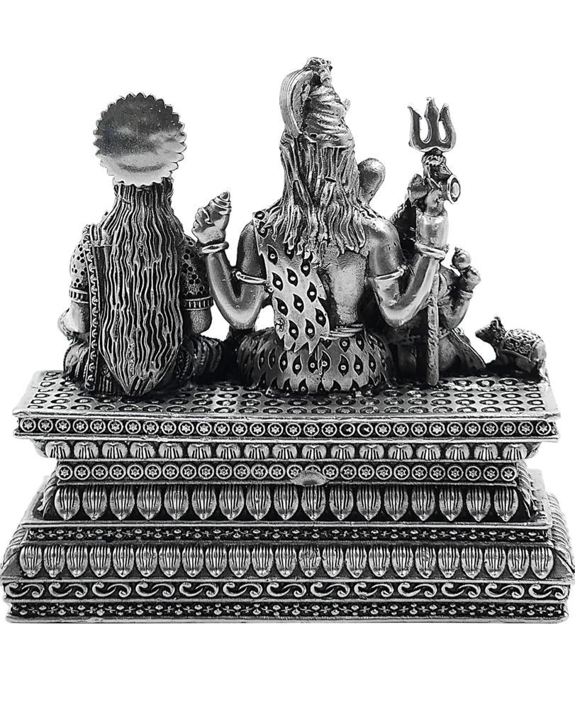 Antique Silver Shiv Parvati Idol: £997